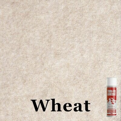 Wheat 4 Way Stretch Van Lining Carpet - 2M with glue