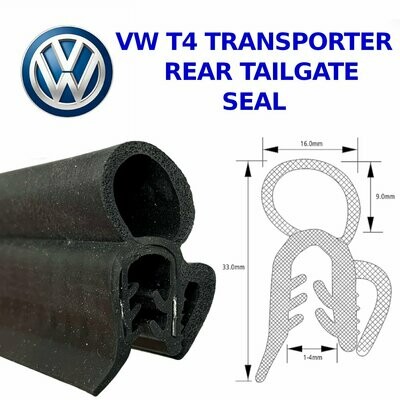 VW Transporter Tailgate Seal T4