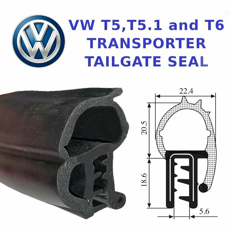 VW Transporter Tailgate Seal T5 T5.1 T6