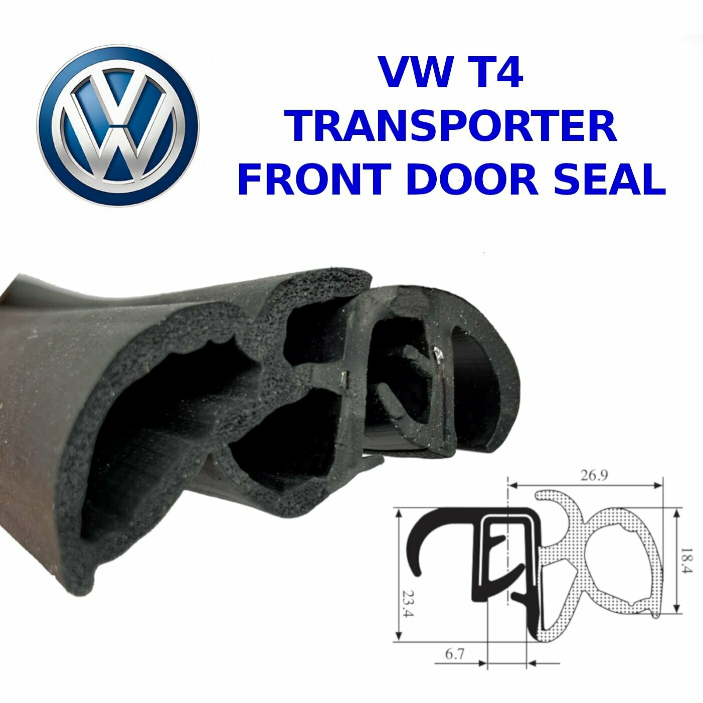 VW Transporter Door Seal T4