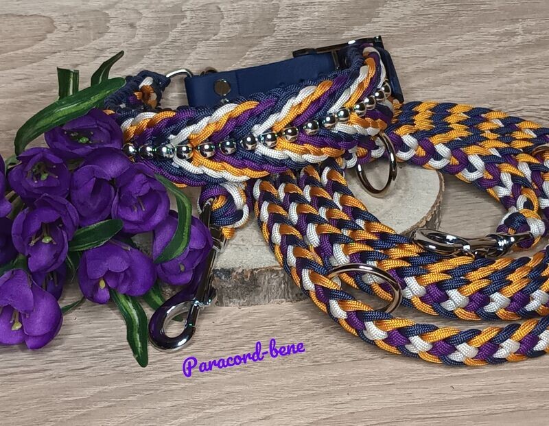 Halsband Valentine mit Perlen, verstellbar, Halsumfang 38-45cm