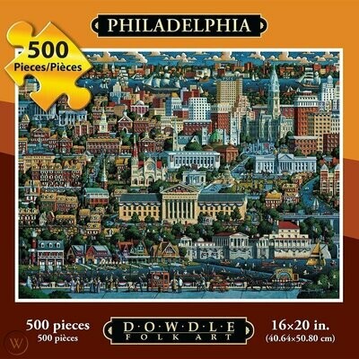 Dowdle Folk Art Philadelphia Puzzle