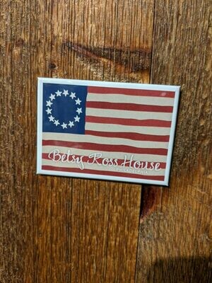 Betsy Ross House 13 Star Flag Magnet