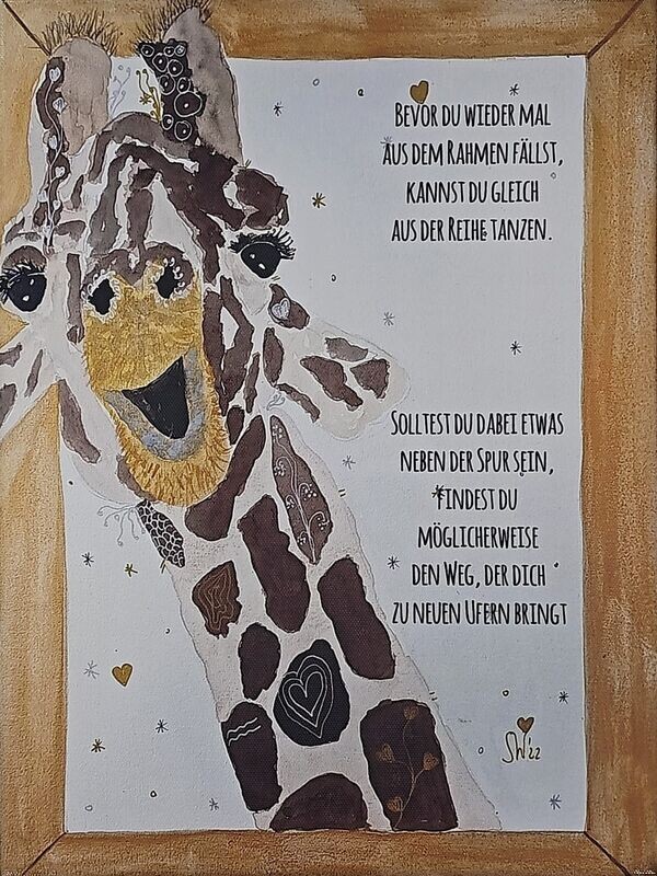 Leinwandbild "Aus dem Rahmen fallen"