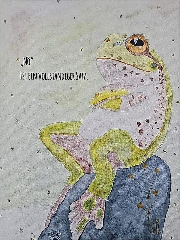 Leinwandbild Leinwandbild "Nö"