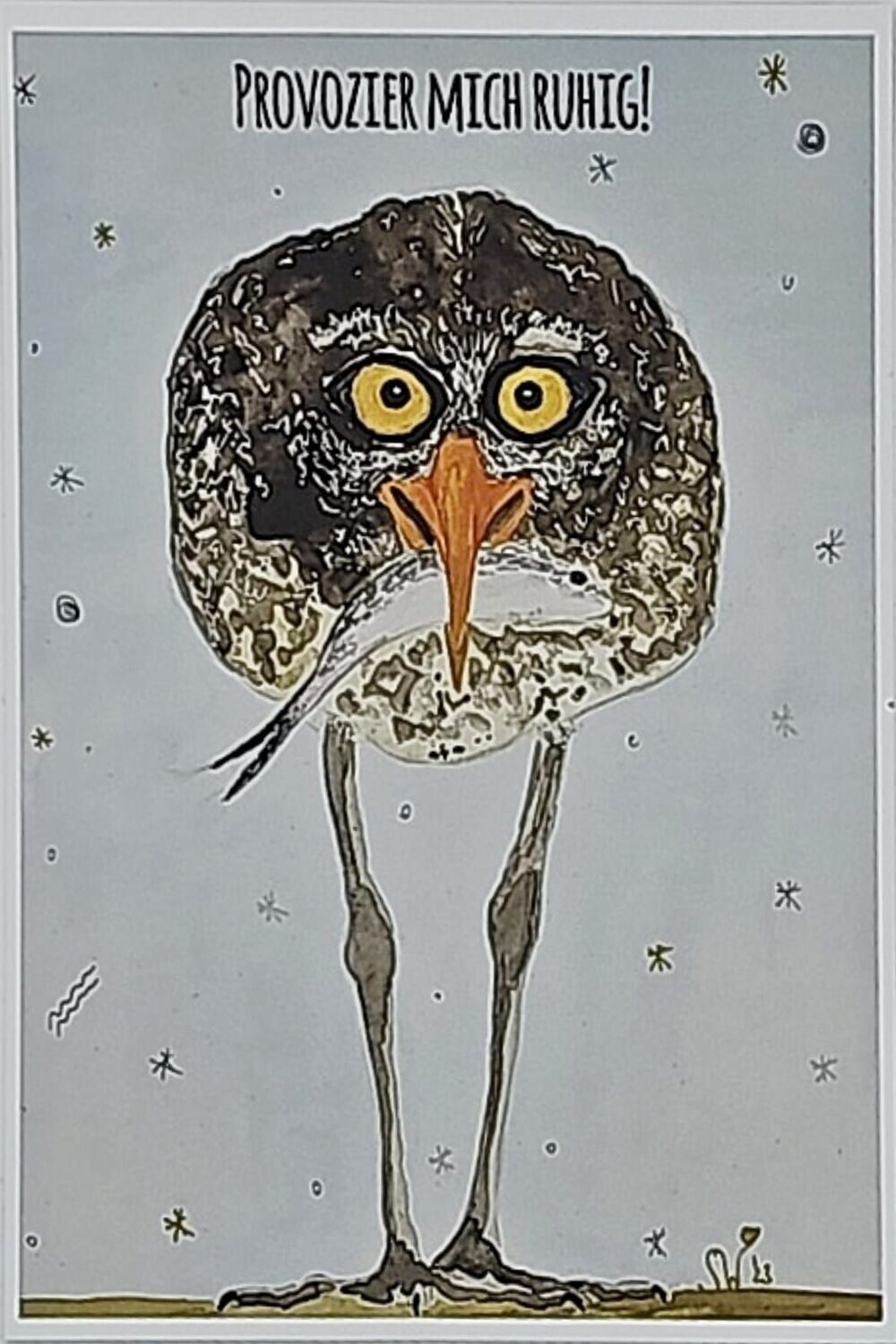 Postkarte Möwe