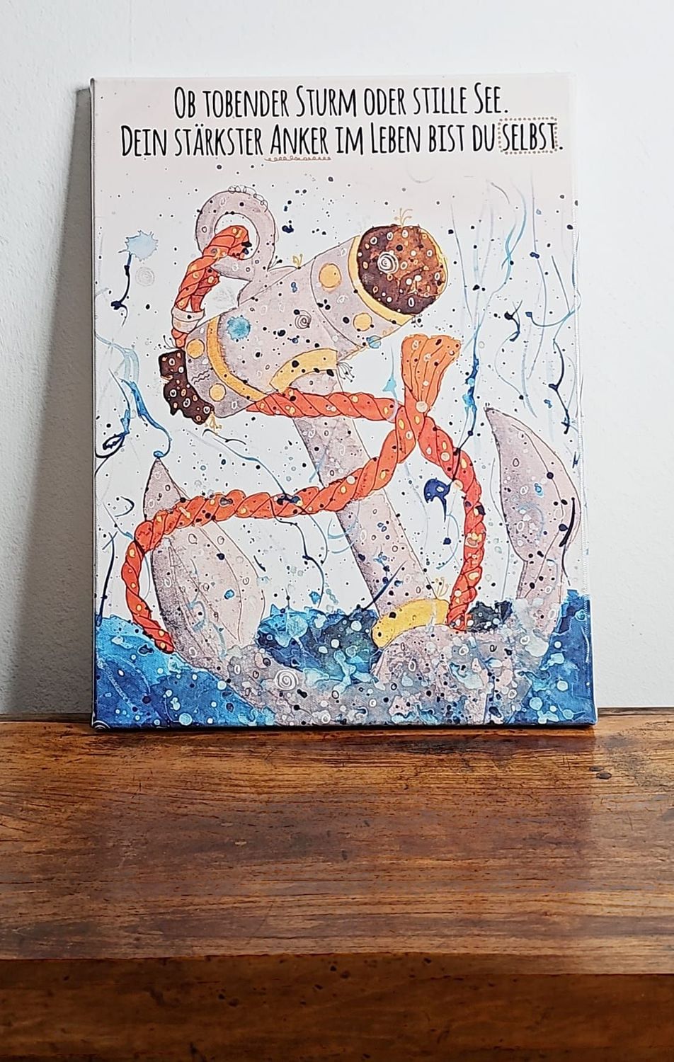 Leinwandbild "Anker"