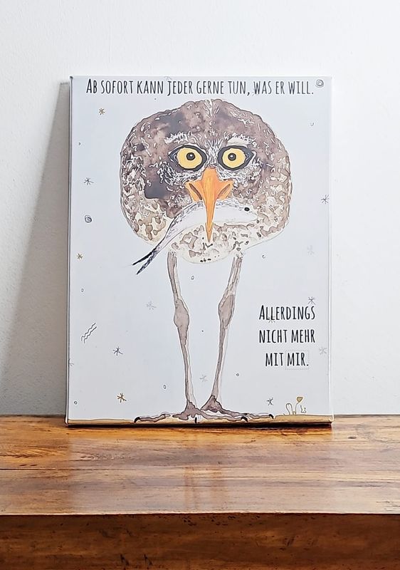 Leinwandbild Leinwandbild "Möwe"