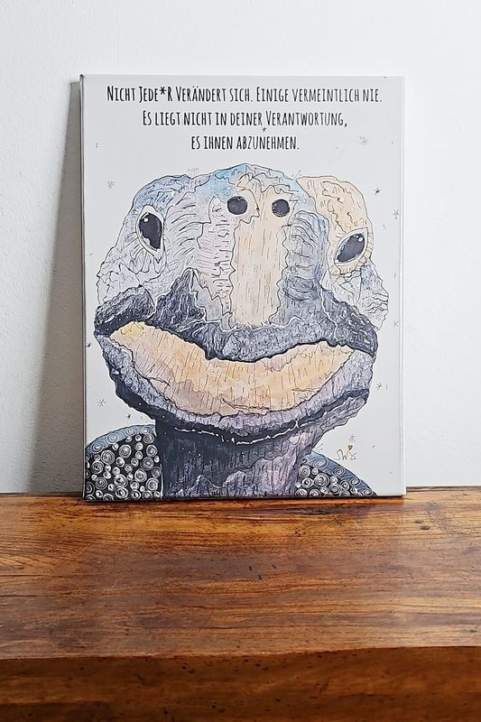 Leinwandbild Leinwandbild "Schildkröte"