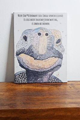 Leinwandbild "Schildkröte"