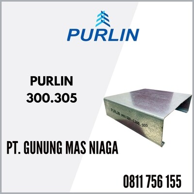 Purlin (PR) 520 - C300.305x6000MM Tebal bahan tct 3,05mm.