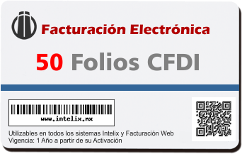 50 Folios CFDI