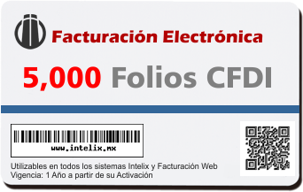 5,000 Folios CFDI