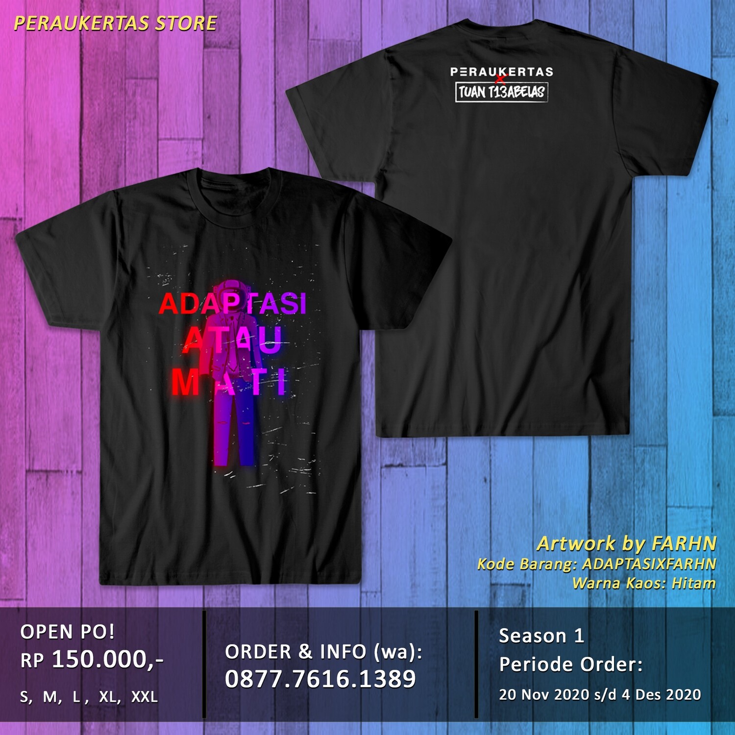 T-SHIRT ADAPTASI X FARHN