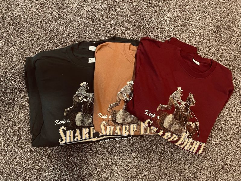 Men's Roping Long sleeve t-shirt with New logo