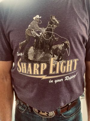 Mens Roping Sharp Eight NEW Tshirt