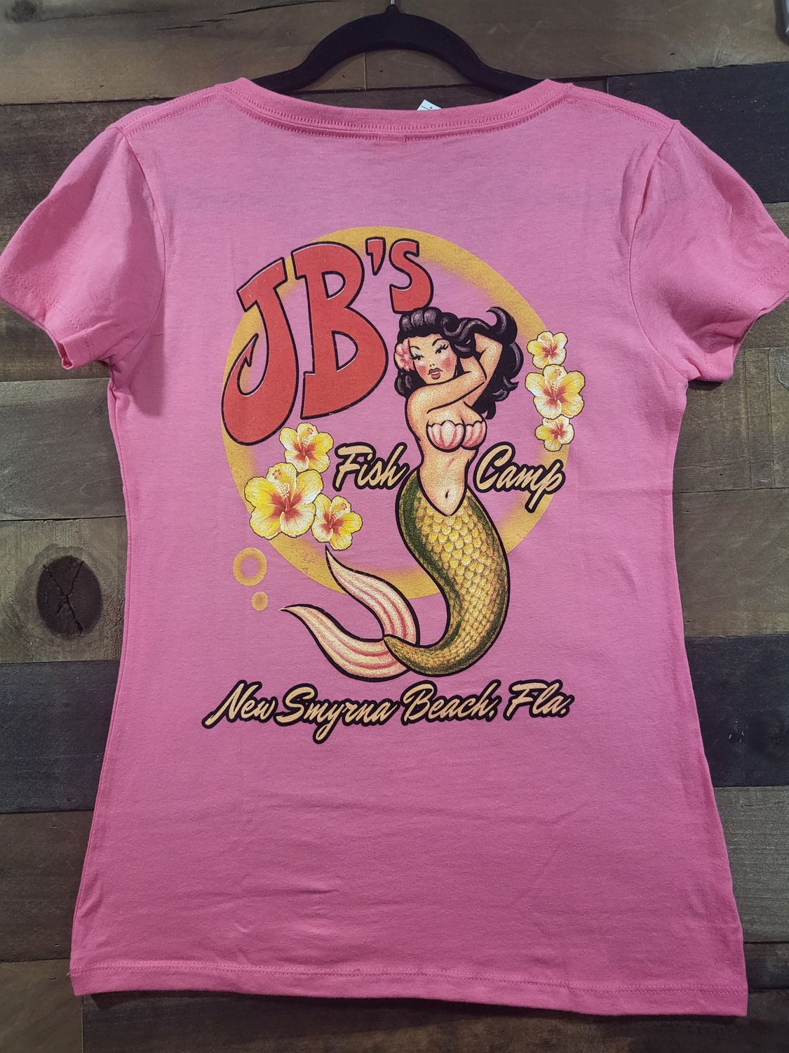 Pin-Up Mermaid V-Neck T-shirt