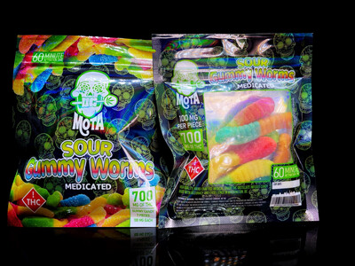 DC Mota Infused Sour Gummy Worms