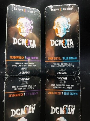 DC Mota Flip: Dual-Flavor 2G Cartridges