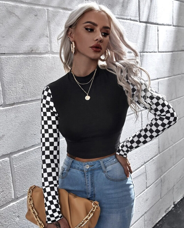 Checked Long Sleeve