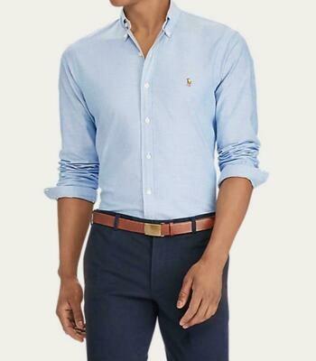 Ralph Lauren Slim Fit Oxford Shirt - BLUE