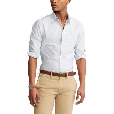 Ralph Lauren Slim Fit Oxford shirt - Blue/White Stripe