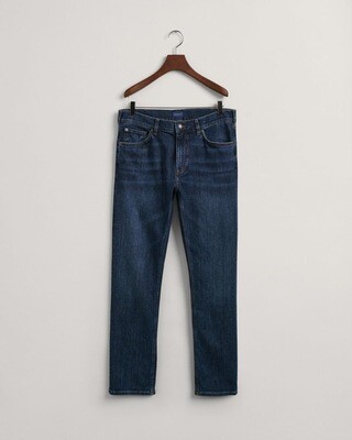 Gant Regular Denim Jeans - Dark Blue Worn in