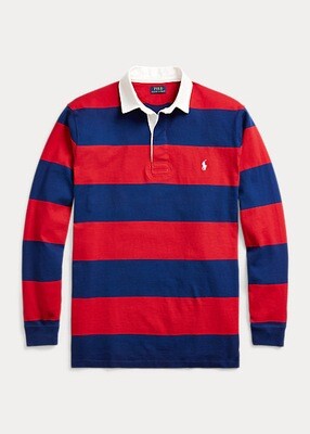 Ralph Lauren The Iconic Rugby Shirt - Red/Royal