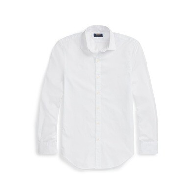 Ralph Lauren Slim Fit Garment-Dyed Twill Shirt - White