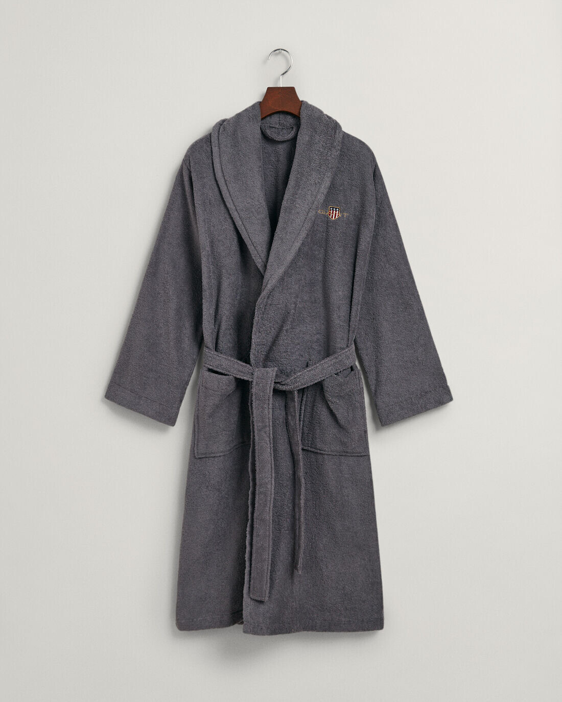Gant Towelling Robe - Anchor Grey