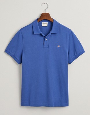 Gant Shield Pique Polo shirt - Rich Blue