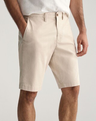 Gant Relaxed Twill Shorts - Putty