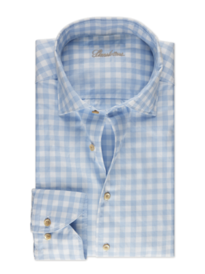 Stenstroms Casual Shirt - Regular Fit - Blue / white