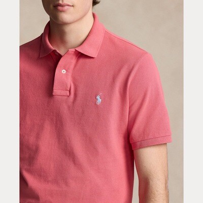 Ralph Lauren Slim Fit Mesh Polo Shirt
- Pale Red