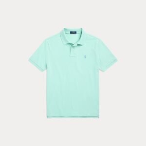 Ralph Lauren Custom Slim Fit Mesh Polo Shirt -
Celadon