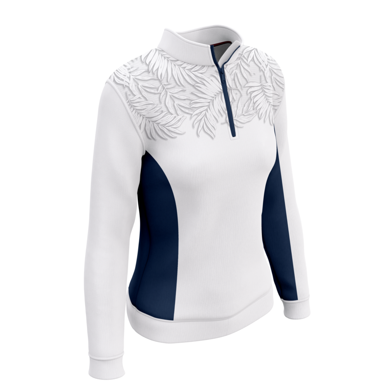 LAMÉE Silver Leaf Riding LS Shirt