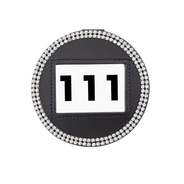 LAMÉE BLING BRIDLE NUMBER BLACK