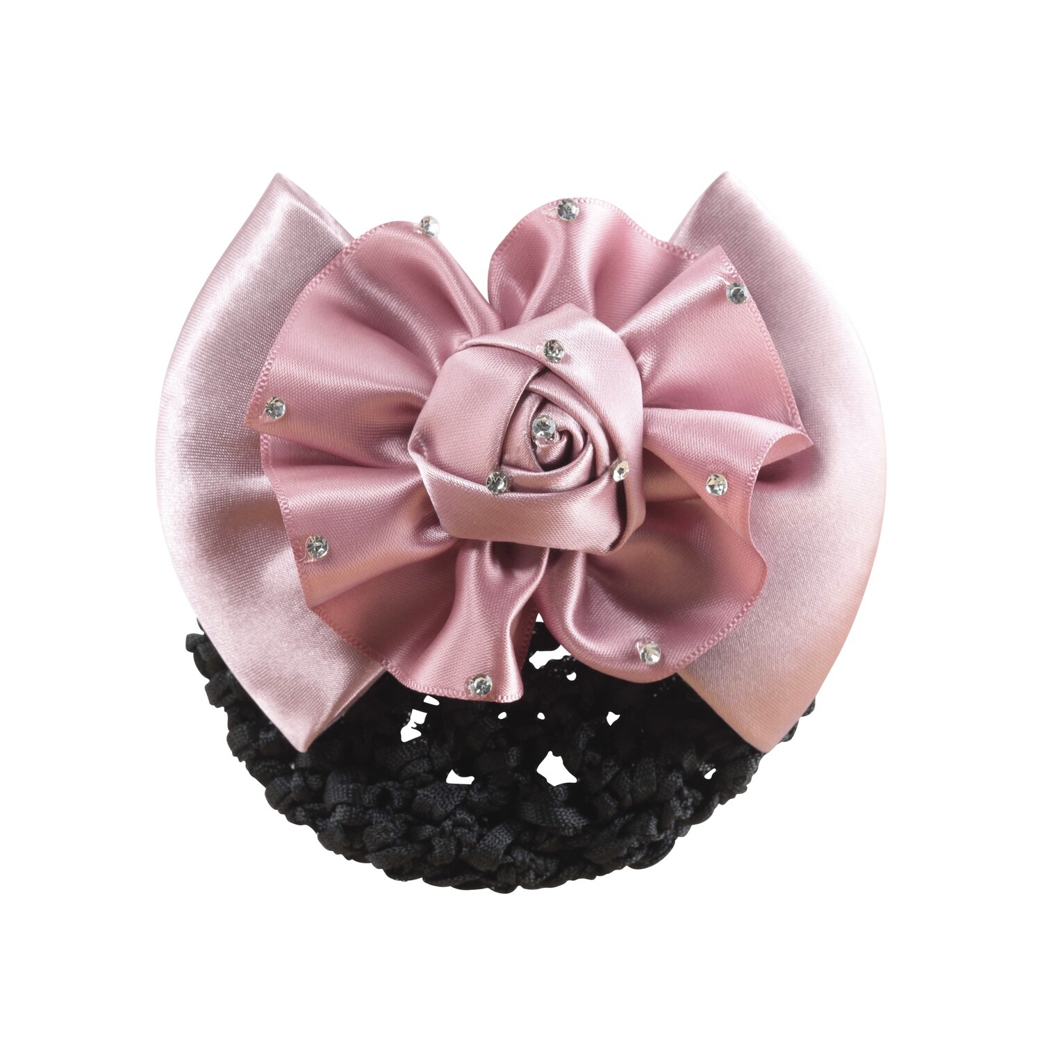 LAMÉE BLING HAIR BOW ROSE