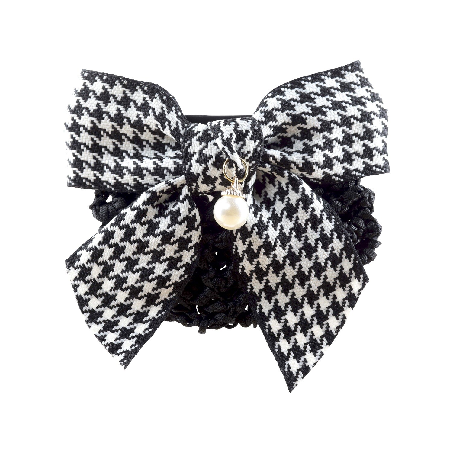 LAMÉE HOUNDS TOOTH HAIR BOW