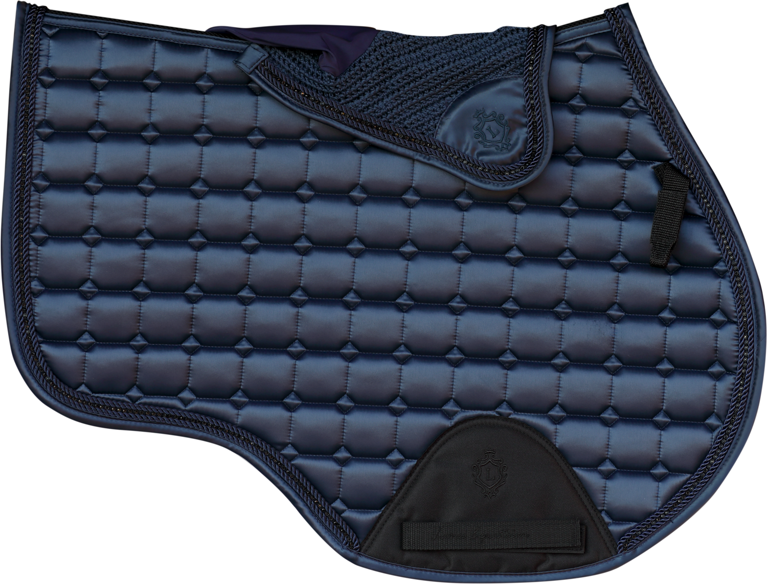 LAMÉE Prussian Blue Numnah GP - Matt Satin Finish