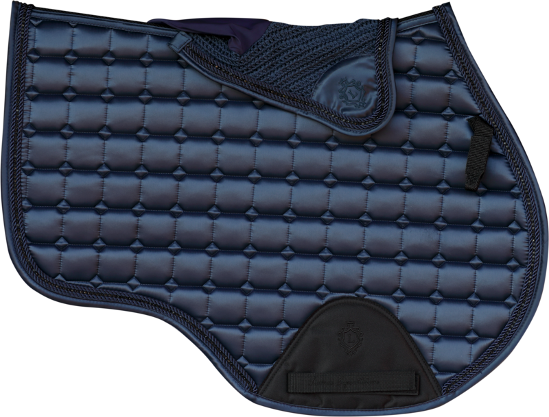 LAMÉE Prussian Blue Numnah GP - Matt Satin Finish