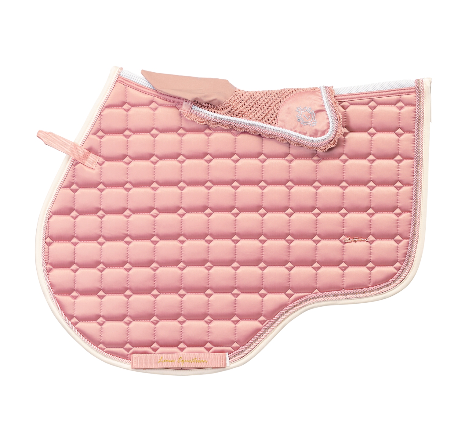 LAMÉE Cream, Blush &amp; Rose Gold Numnah GP - Matt Satin Finish