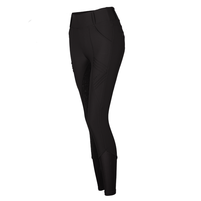 LAMÉE Compression Lux Leggings - Full Seat Bling Charcoal
