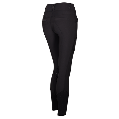 LAMÉE Compression Lux Leggings - Knee Grip Charcoal