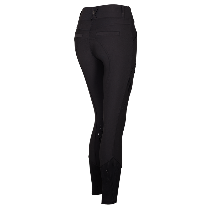 LAMÉE Compression Lux Leggings - Knee Grip Charcoal