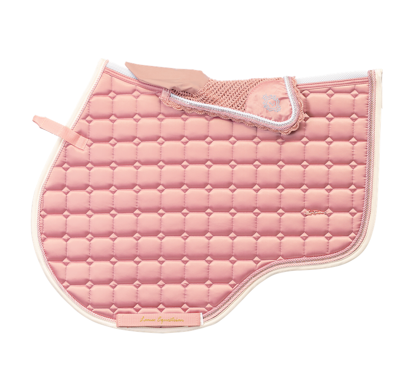 LAMÉE Cream, Blush &amp; Rose Gold Numnah GP - Matt Satin Finish