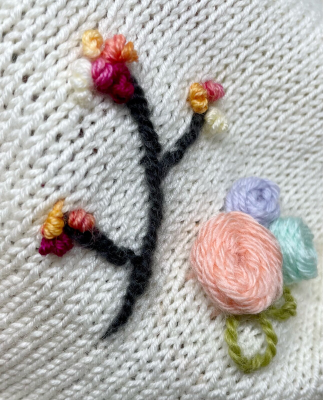 Beginner Embroidery (on Knitting) with Keith Leonard - Zoom Class - Wednesday, June 25th 7-9pm Eastern **LIVE Class and Lifetime Recording**