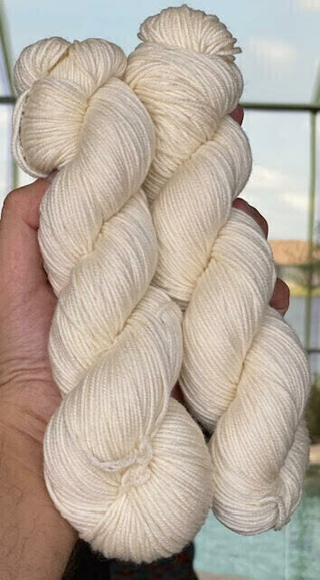 Undyed - 100g Worsted 100% SW Merino 218 yards ($19.00)