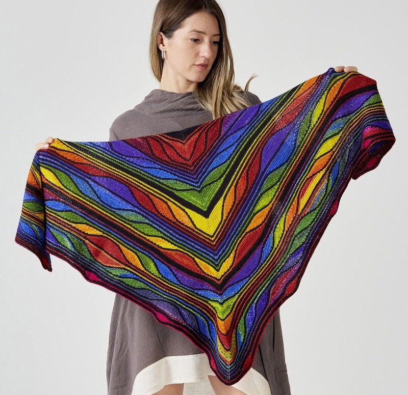 Butterfly Shawl Kit - Color Combo #2  (PRE-ORDER)