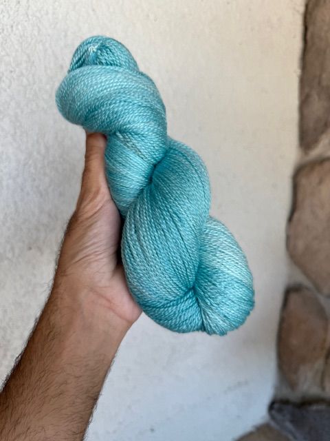 A Luxurious Fingering- Aquamarine